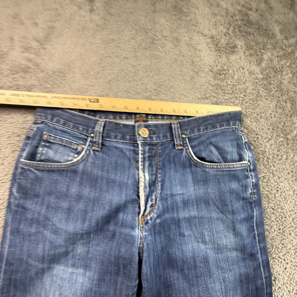 Citizens of Humanity Sid 33x28 Men's Jeans Blue Wash Distressed Denim Y2K - Picture 4 of 10